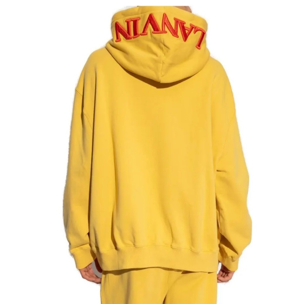 Lanvin Yellow Future Edition Hoodie Edition Hoodie Size 3XL